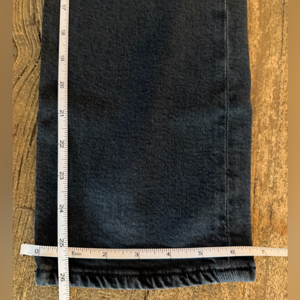 Agolde Kye Mid-Rise Straight Crop Pepper Size 27 - Picture 7 of 8